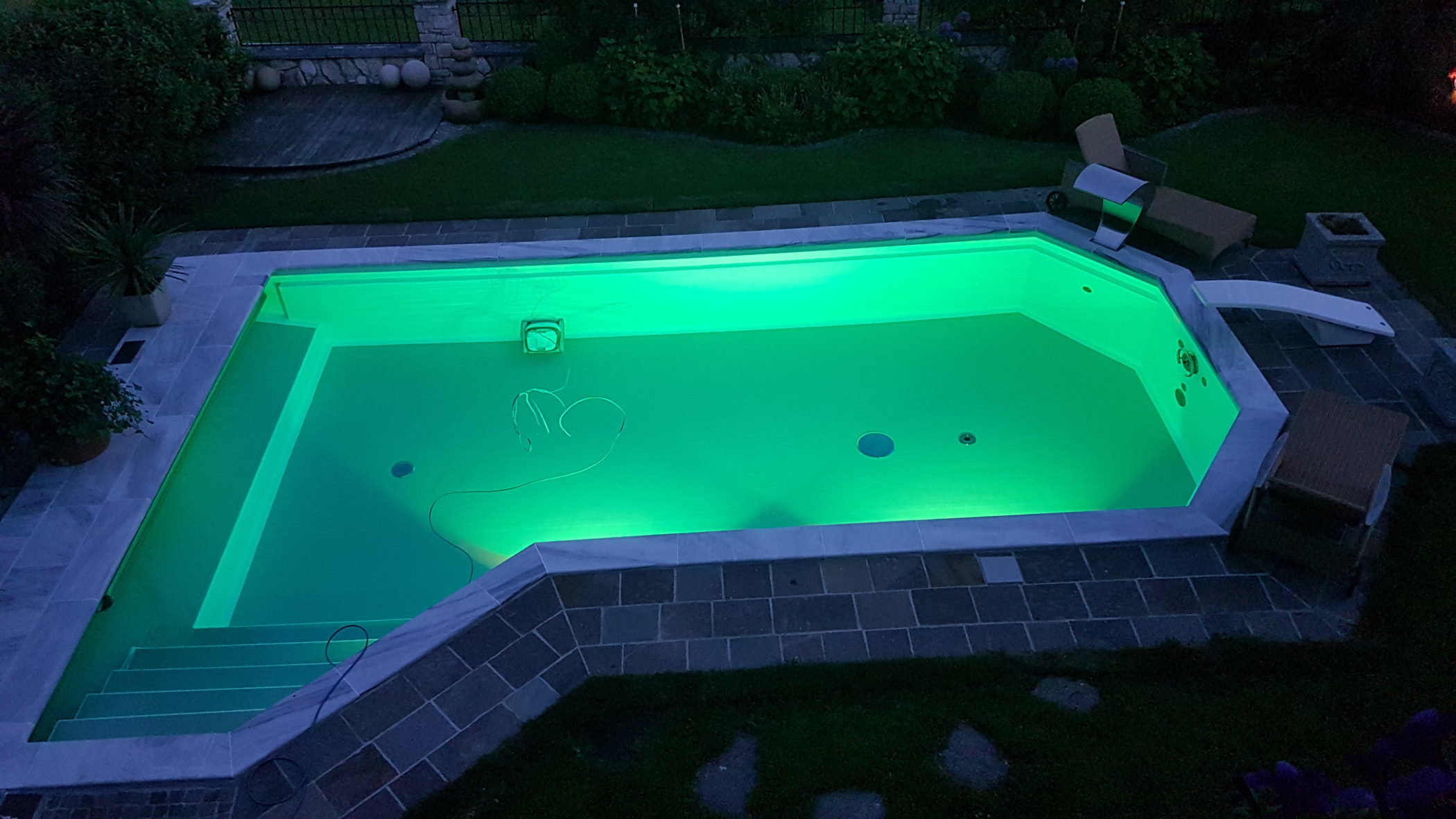 Poolbeleuchtung von SST Schwimmbad und Sauna Technik